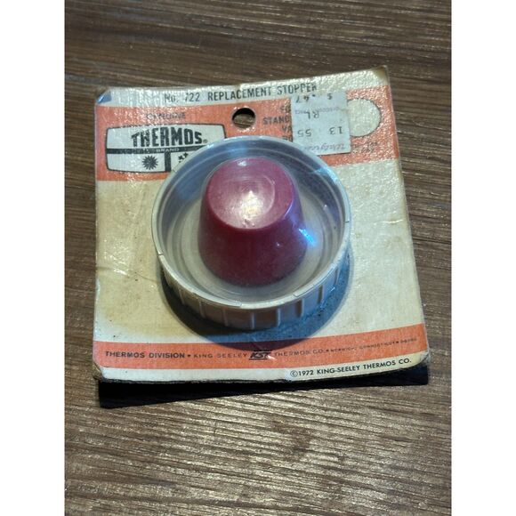 Thermos Number 722 Replacement Stopper 1972 Original Packaging - Picture 1 of 3